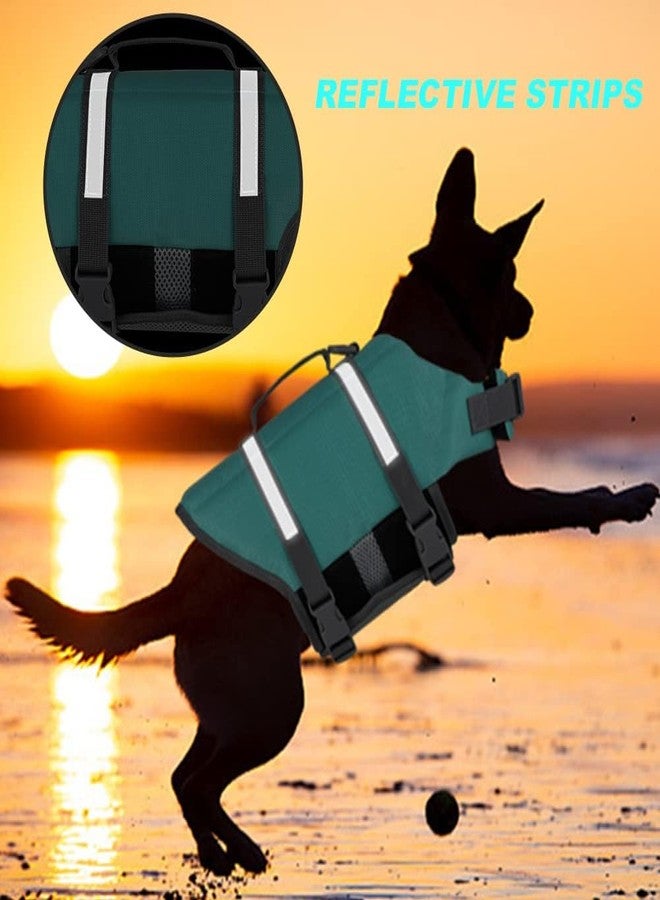 jilani Polyester Dog Life Jacket, Life Jacket for Dogs, Medium Size Adjustable Strap, multicolor, 1 Count - Image 3